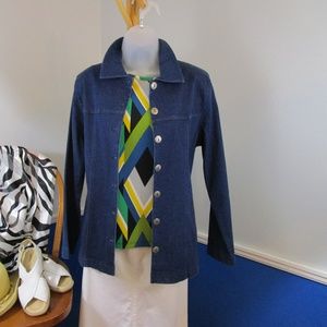 ✨3X Host Pick✨ NWOT VTG '80's Denim Jacket/Blazer